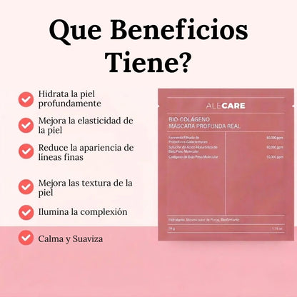 AleCare BioColágeno | Piel Firme, Luminosa en 1 Noche